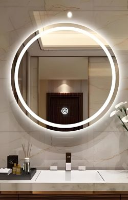 circle with light mirror